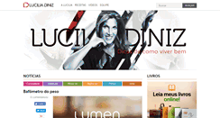 Desktop Screenshot of luciliadiniz.com